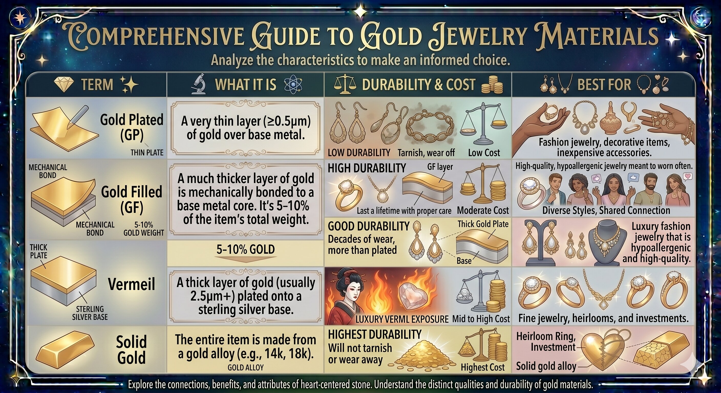 Comparison to Other Gold Terms